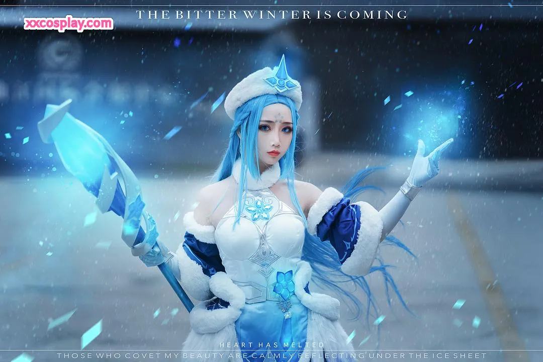 面饼仙兒《王昭君》冰雪仙境Cosplay